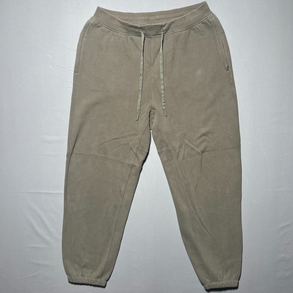 Lululemon Women's Beige‎ High Rise Soft Jersey Jogger Regular Pants Size Large